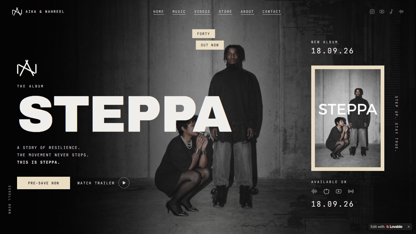 Aika & Nahreel — STEPPA Album